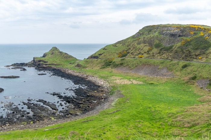 Walking towards the Giants Causeway