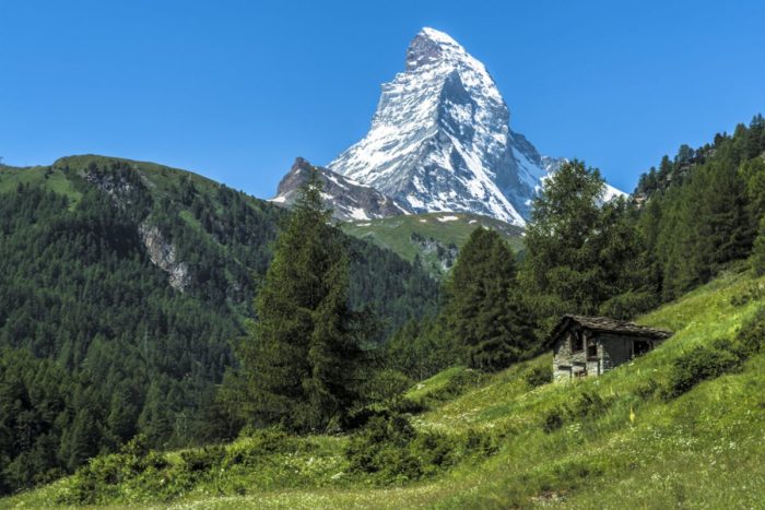 Matterhorn Mountain from Zermatt
