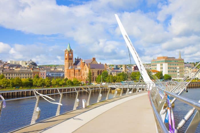 Peace Bridge in Derry