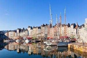 Honfleur Harbour in Normandy