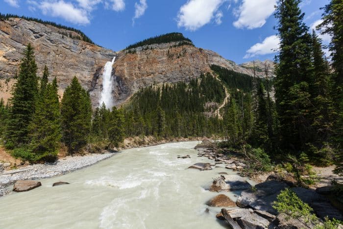 Takakkaw Falls in Yoho National Park