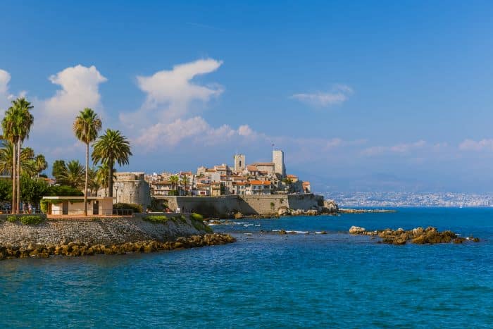 Antibes coastline