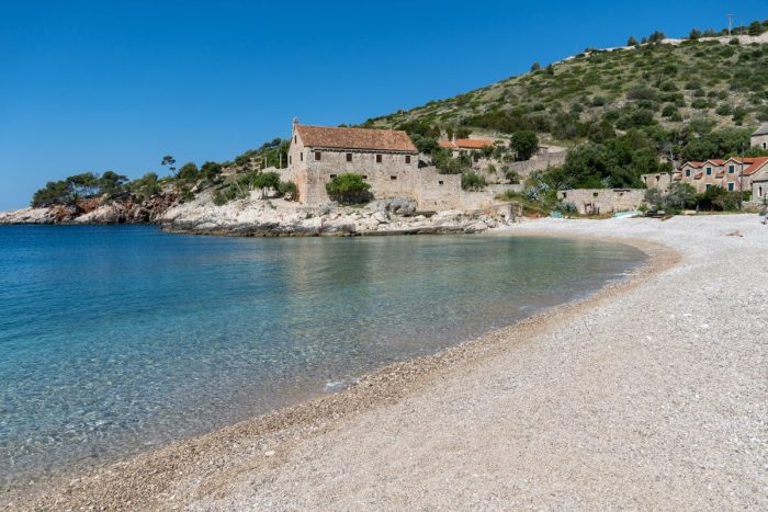 Dubovica Beach on Hvar Island