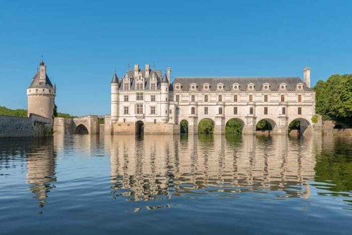 Chataeau de Chenonceau in the Loire Valley