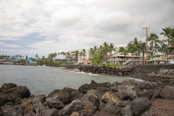 Coast on the Kona side