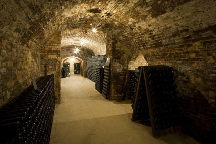 Exploring a champagne winery in Epernay