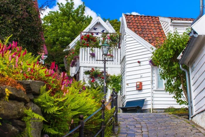 Old street in Stavanger