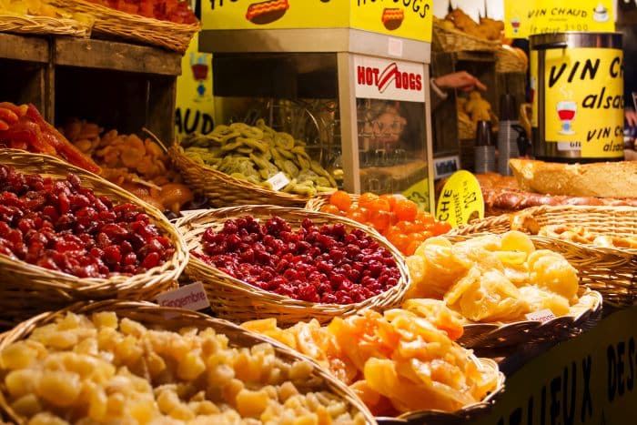 Christmas market in Montmartre