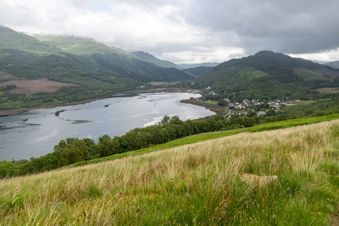 Hiking near Loch Lomond in Scotland