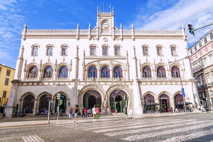 Rossio Train Station in Lisbon
