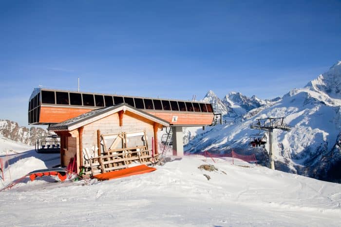 Cable Car Station in Chamonix