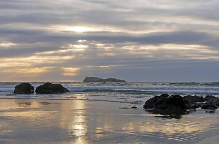 Trinidad Beach at Sunset