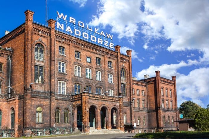 Railway station in Nadodrze