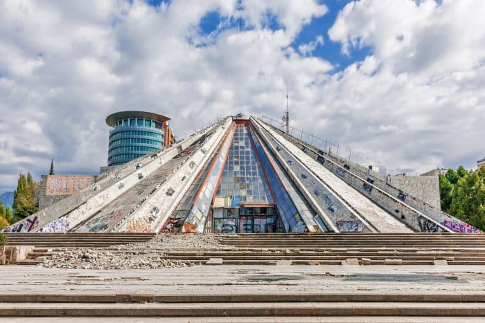 The Pyramid in Tirana