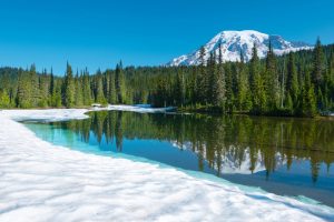 Reflection Lake in Mount Rainier