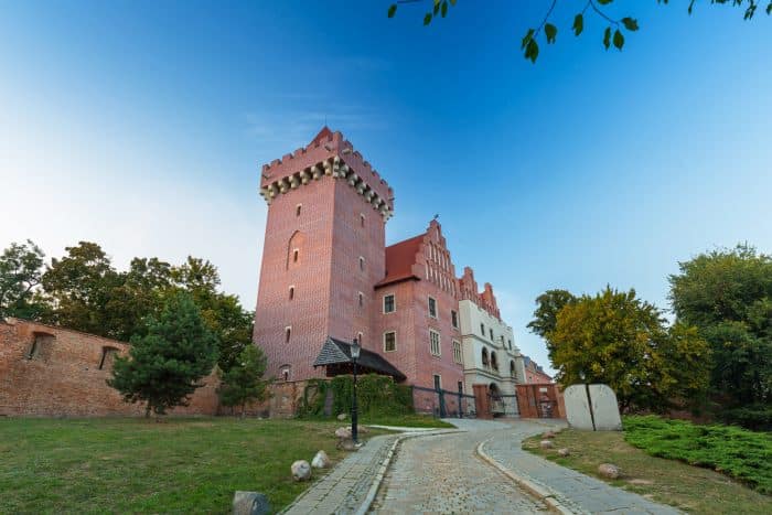 The Royal Castle in old town of Poznan, Poland
