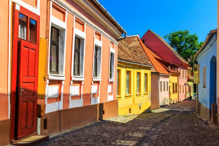 Colourful Streets of Sighisoara