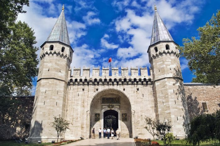 The Gate of Salutation at Topkapi Palace