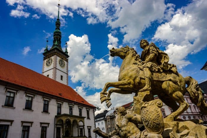 Beautiful Fountain in Olomouc