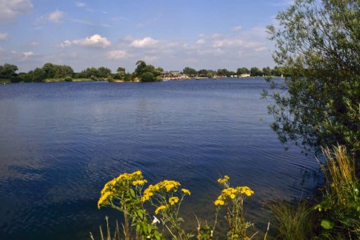A lake at Cotswold Water Park