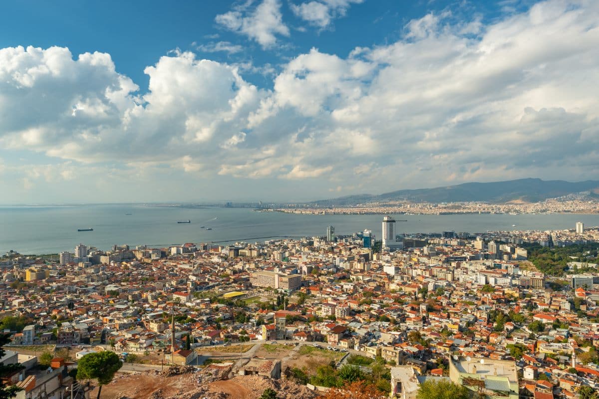 View of Izmir from Mount Kadifekale