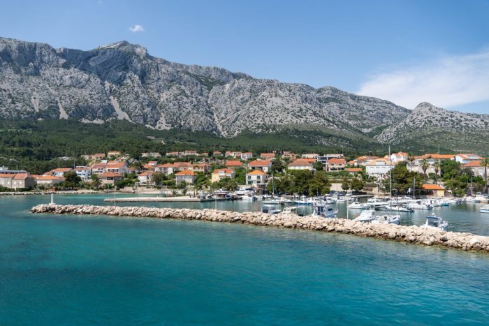 Town of Orebic in Croatia