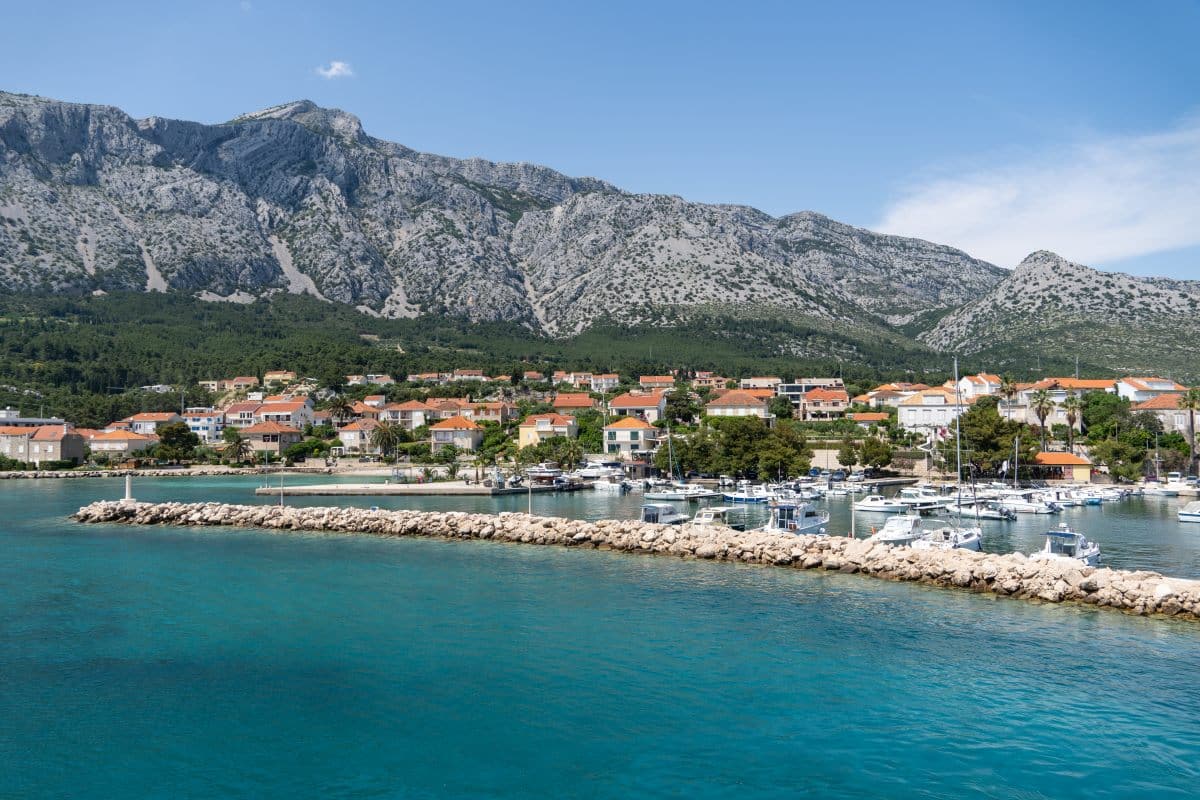 Town of Orebic in Croatia