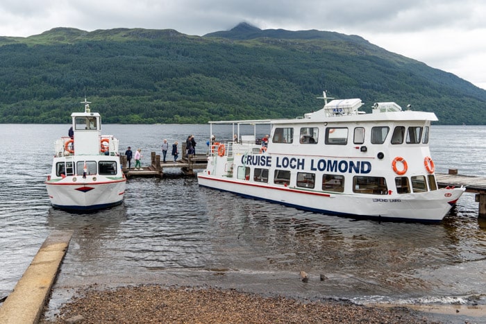 Boat cruise on Loch Lomond