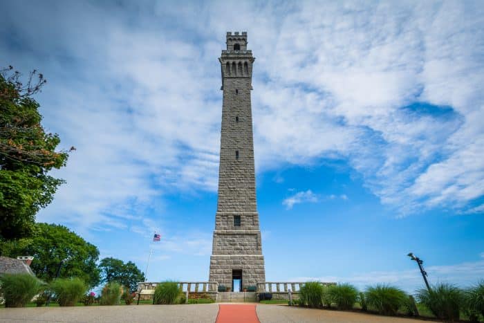 The Pilgrim's Monument in Provincetown