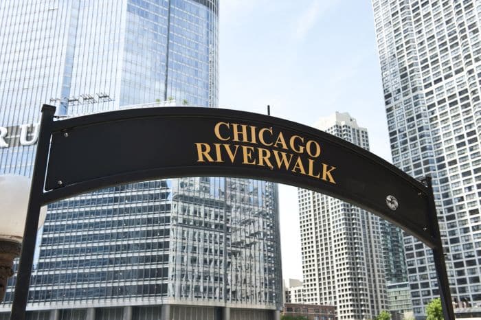 Chicago Riverwalk Sign