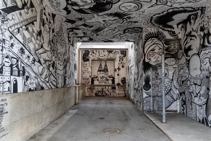 Art along St Lawrence Boulevard