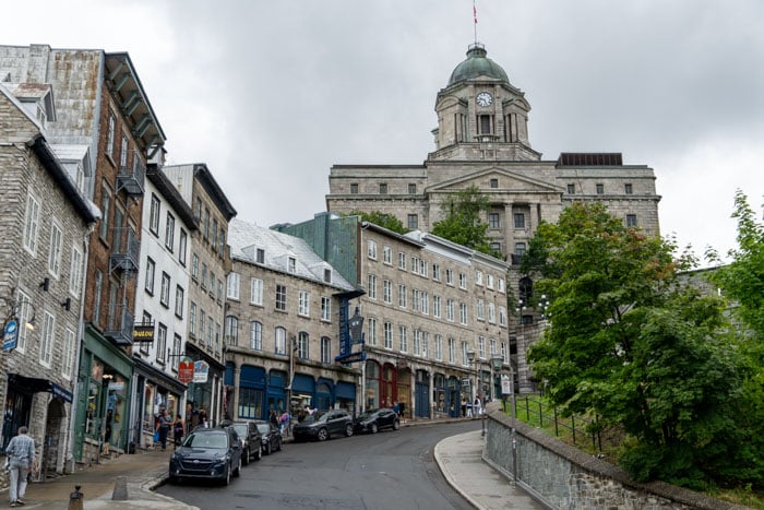 Windy Street in Old Quebec