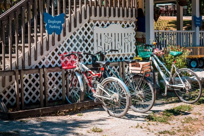 Bicycles Parked on the Island