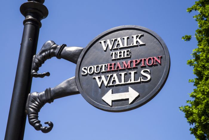 Sign for the Southampton Walls