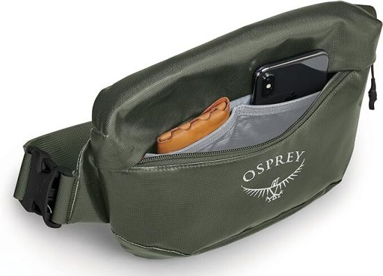 Osprey Transporter Waist Bum Bag - Haybale Green - Side