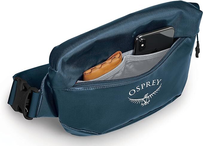 Osprey Transporter Waist Bum Bag - Venturi Blue - Inside