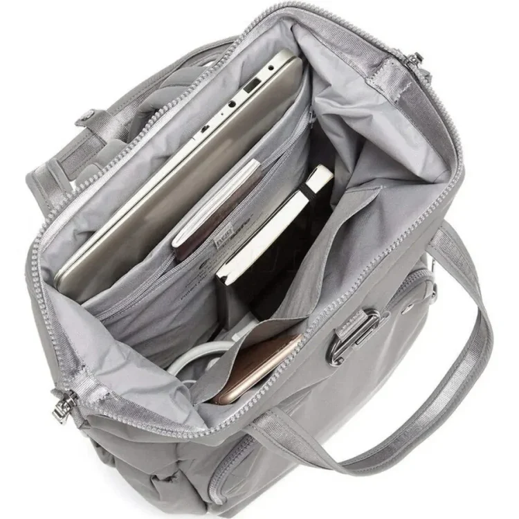 Pacsafe Citysafe CX 17L Anti-Theft Backpack - Gravity Gray - Inside