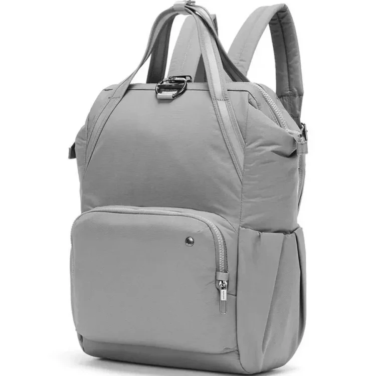 Pacsafe Citysafe CX 17L Anti-Theft Backpack - Gravity Gray - Front Side