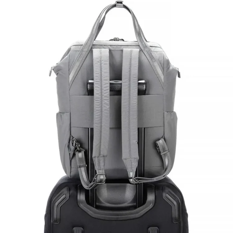 Pacsafe Citysafe CX 17L Anti-Theft Backpack - Back Attached to Suitcase