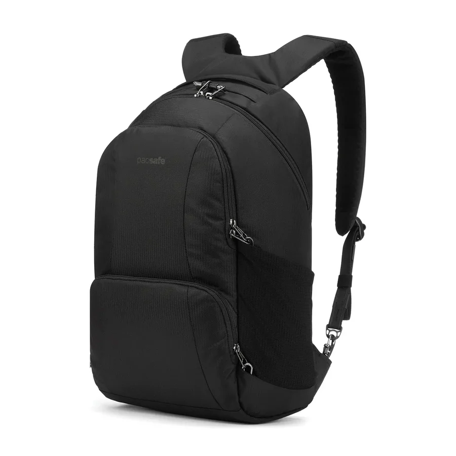 Pacsafe LS450 Anti-Theft 25L Backpack - Black - Front Side