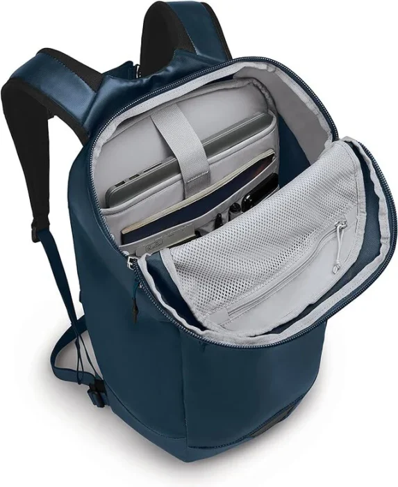 Osprey Transporter Zip Top 25L Backpack - Venturi Blue - Inside