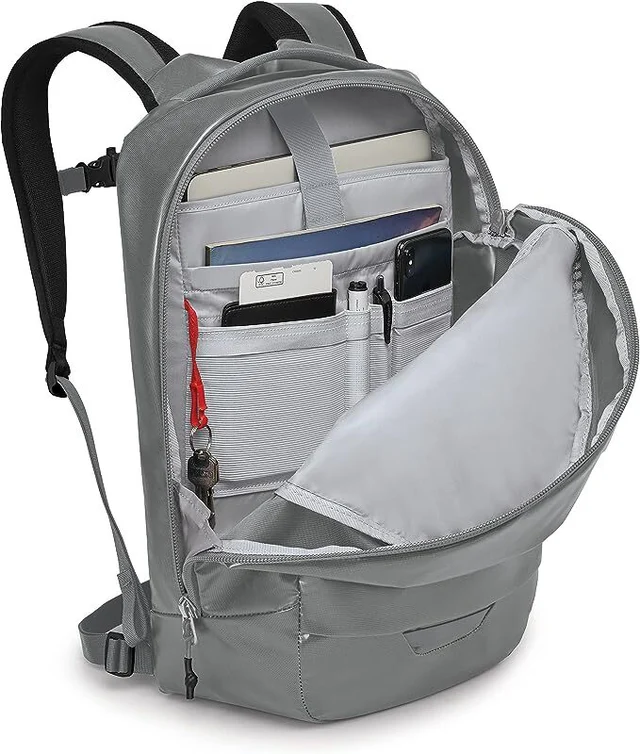 Osprey Transporter Panel Loader 25L Backpack - Smoke Grey - Inside