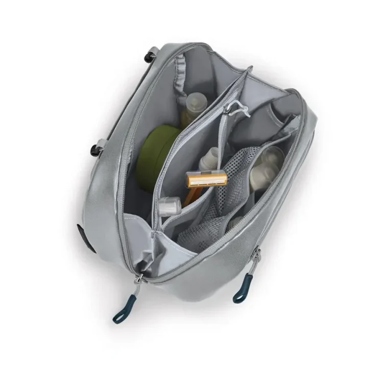 Osprey Transporter Toiletry Travel Kit - Smoke Grey - Inside Top