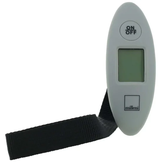 Milleni Handheld Digital Luggage Scales for Travel - Grey - Front