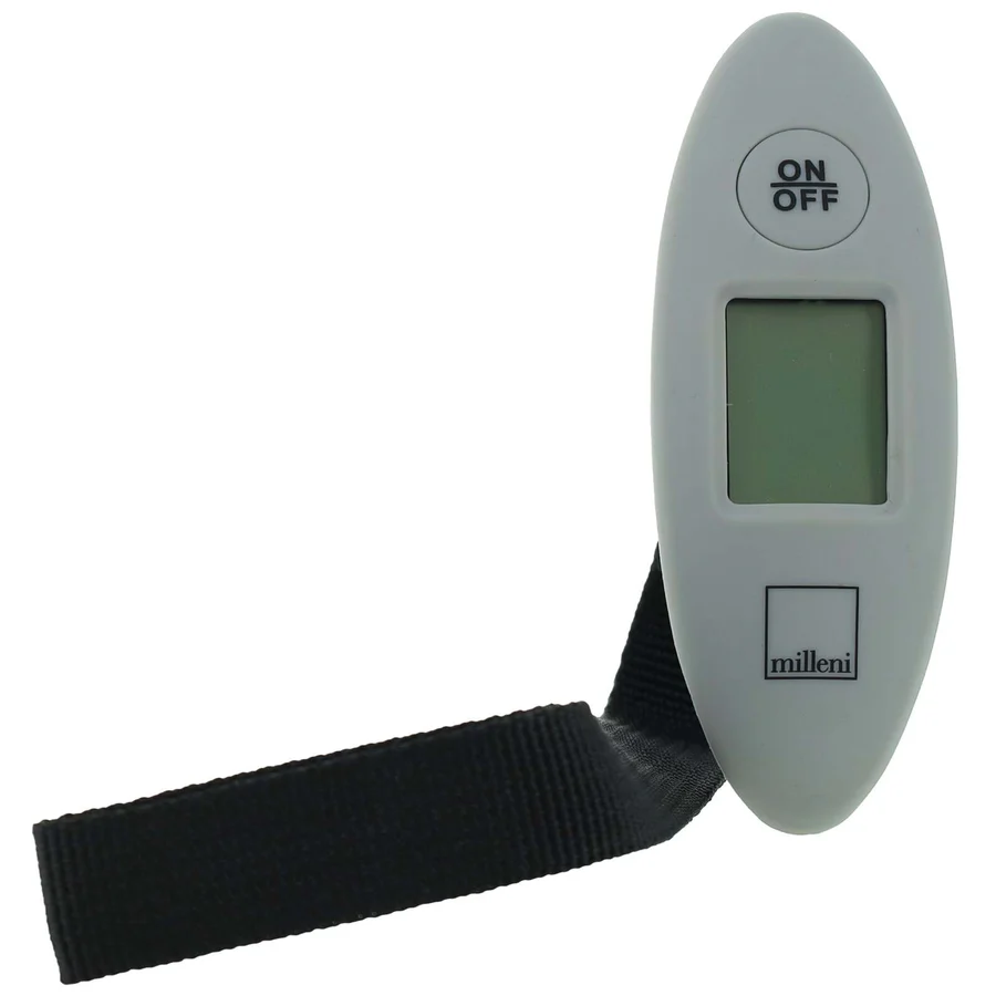 Milleni Handheld Digital Luggage Scales for Travel - Grey - Front