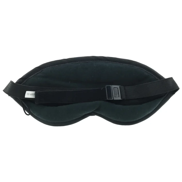 Milleni Travel Eye Mask (Sleep Shade) - Black - Back