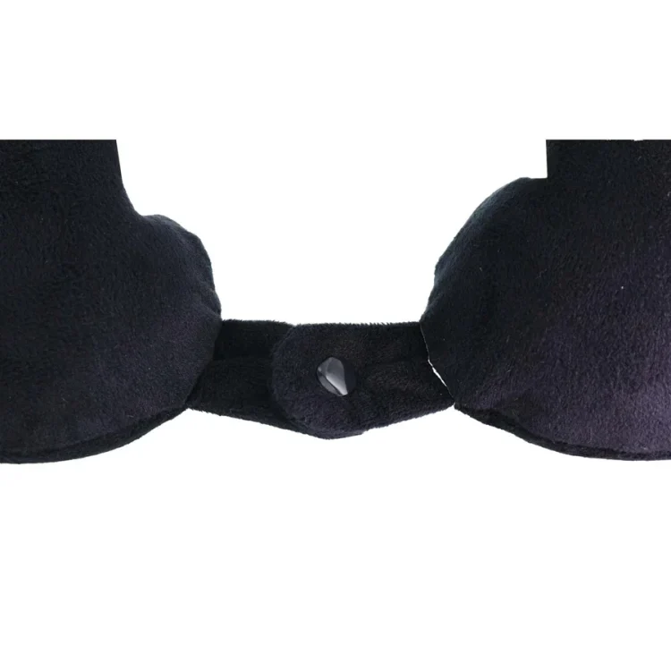 Milleni Memory Foam Travel Neck Pillow - Black - Strap