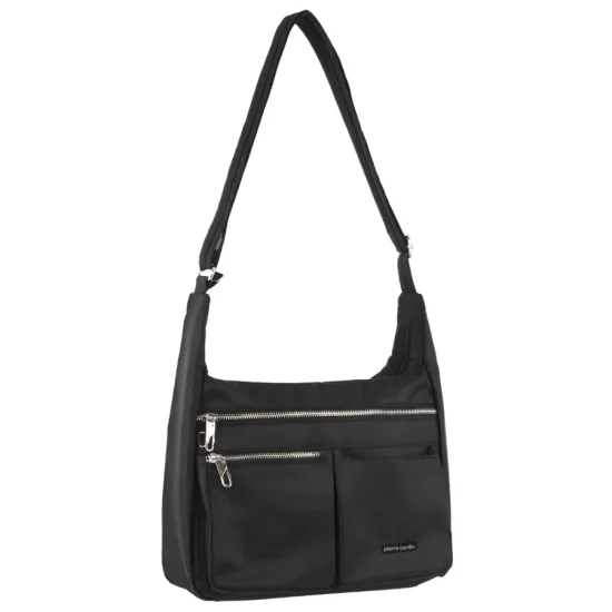 Pierre Cardin Anti-Theft Crossbody Bag - Black