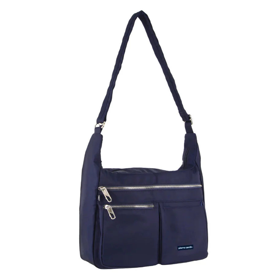 Pierre Cardin Anti-Theft Crossbody Bag - Navy