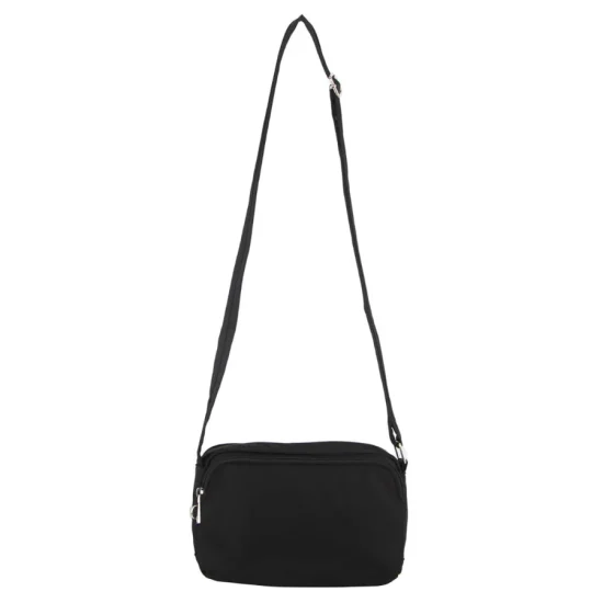 Pierre Cardin Casual Anti-Theft Crossbody Bag - Black Back